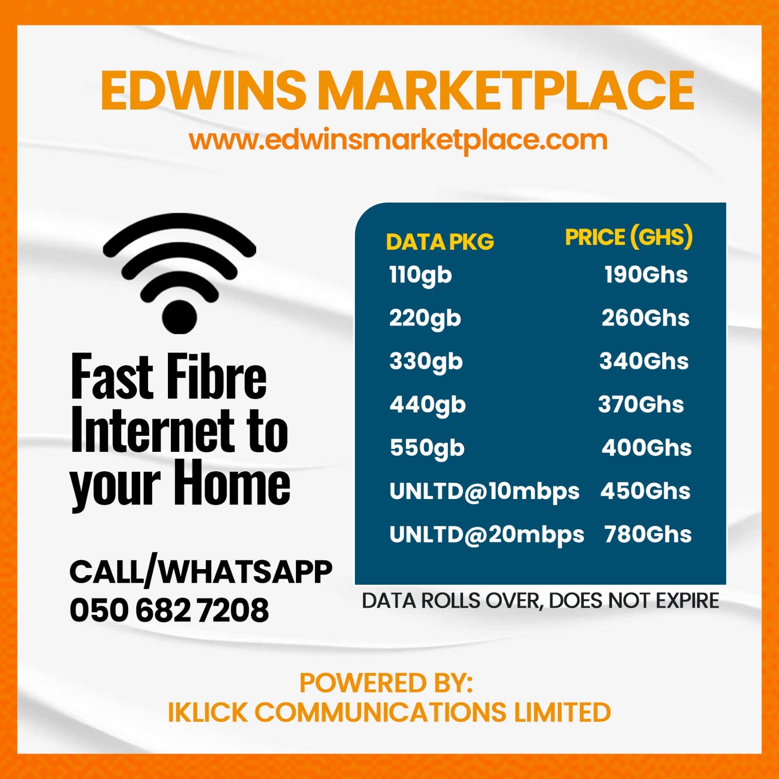 Fibre internet To The Home (FTTH)
